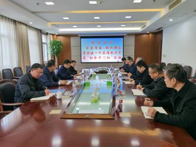 蕭山區委常委、組織部部長費林建蒞臨國泰建設開展“助企開門紅”活動